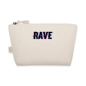 Techno Musik Rave - Bio-Täschchen - Natur - Vorne