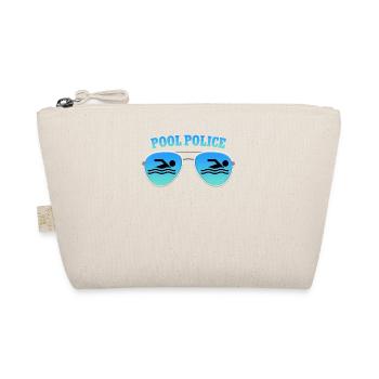 Pool Police Rettungsschwimmer Bademeister - Bio-Täschchen - Natur - Vorne