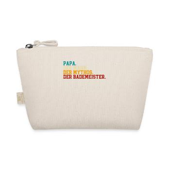 Rettungsschwimmer Papa Bademeister - Bio-Täschchen - Natur - Vorne