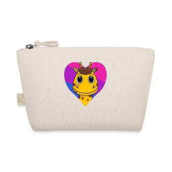 Bisexuell Giraffe Geschenk - Bio-Täschchen - Natur - Vorne