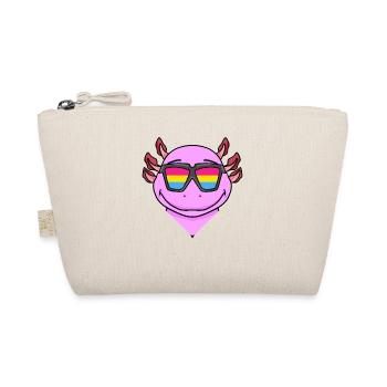 Pansexuell Axolotl Geschenk - Bio-Täschchen - Natur - Vorne