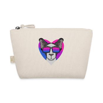 Bisexuell Orientalisch Kurzhaar Katze Geschenk - Bio-Täschchen - Natur - Vorne