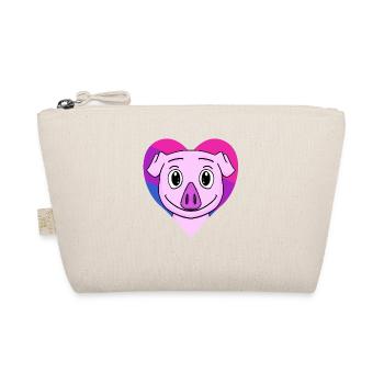 Schwein - Bio-Täschchen - Natur - Vorne