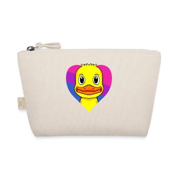 Bisexuell Ente Geschenk - Bio-Täschchen - Natur - Vorne