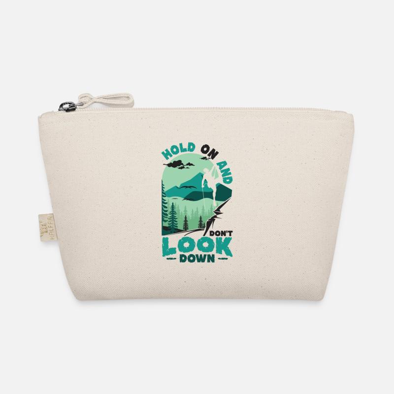 Don't Look Down Bouldering,Rock Climbing. Organic Pouch