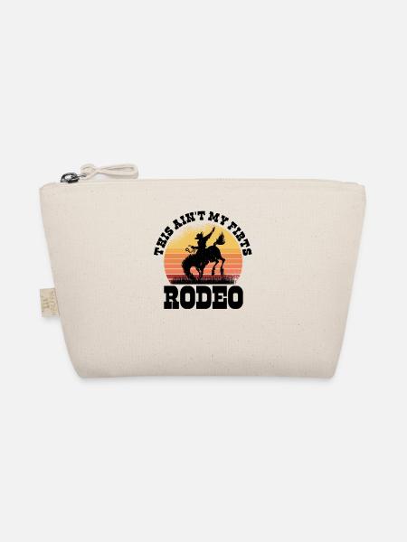 Rodéo Western Cowboy Wild West Retro Horse - Trousse biologique - nature - Devant