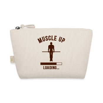 Street Workout Muscle Up Humor Sport Bodybuilding - Organic Pouch - nature - Front
