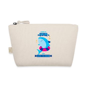Schwimmen Lernen Learn To Swim And Love To Swim - Bio-Täschchen - Natur - Vorne