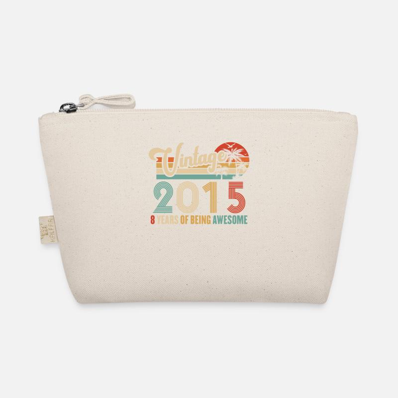 Vintage Année 2015 Anniversaire 8 Ans Idée Cadeau Trousse biologique