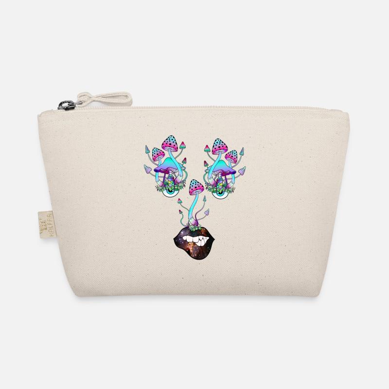 Magic Mushrooms Mushroom Face Organic Pouch