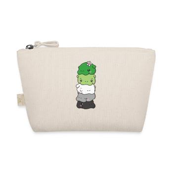 Aromantic Flag Pride HIPPOPOTAME DOUX LGBTQ - Trousse biologique - nature - Devant