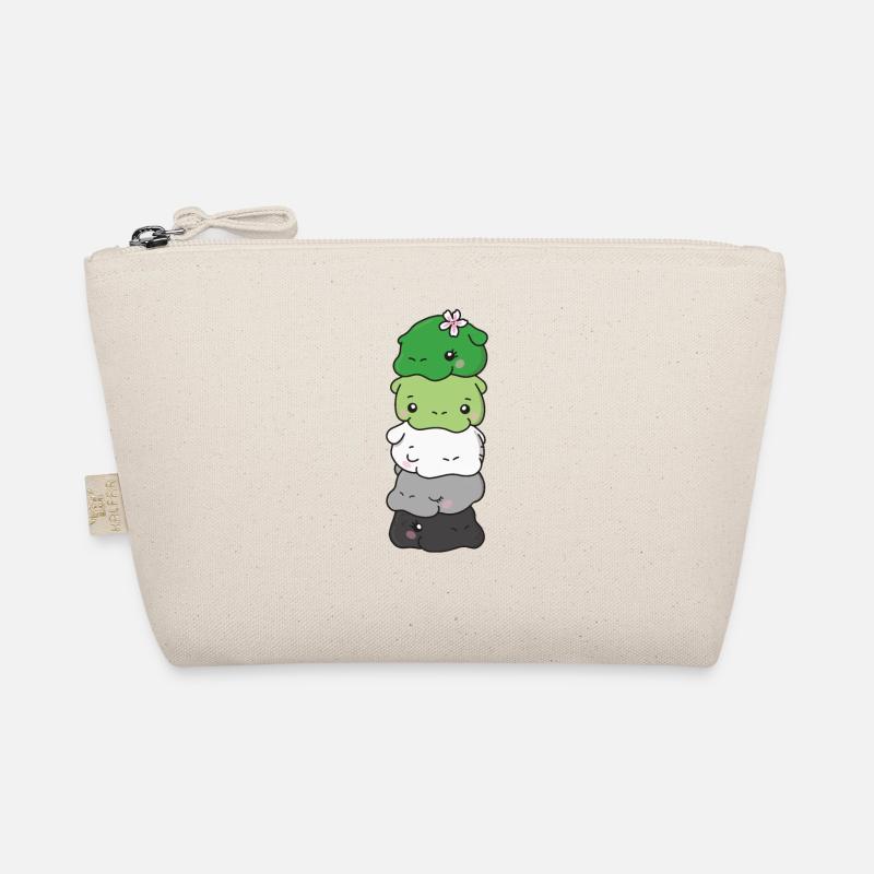 Aromantic Flag Pride HIPPOPOTAME DOUX LGBTQ Trousse biologique