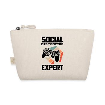 Social Distancing Expert Video Game Player Gaming - Bio-Täschchen - Natur - Vorne