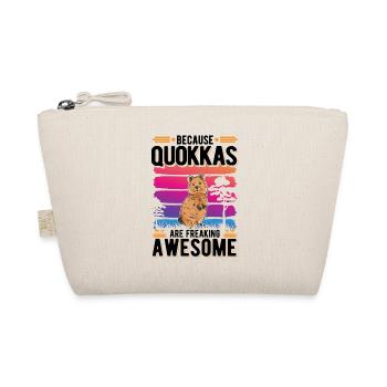 Because Quokkas are freaking awesome - Bio-Täschchen - Natur - Vorne
