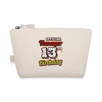 Adolescent officiel 13ème anniversaire 13 ans - Trousse biologique - nature - Devant