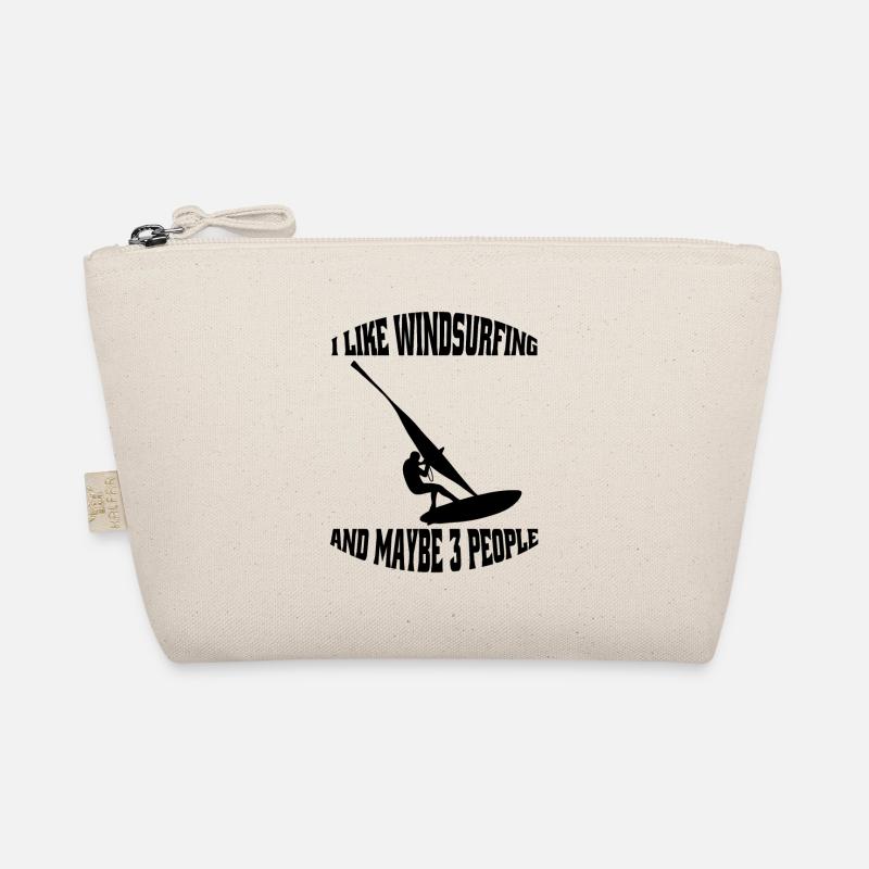 Windsurfer Geschenk Surfen Kitesurfer Windsurfing Bio-Täschchen