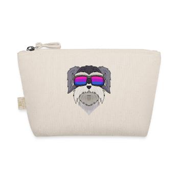 Bisexuell Schnauzer Hund Geschenk - Bio-Täschchen - Natur - Vorne