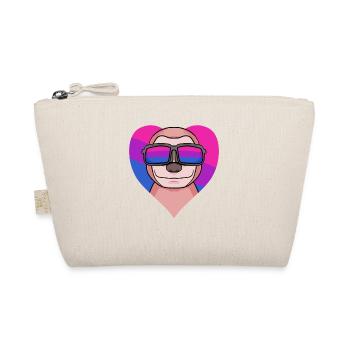 Bisexuell Faultier Geschenk - Bio-Täschchen - Natur - Vorne