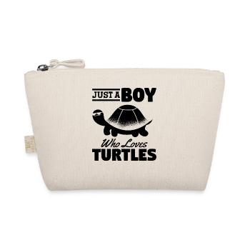 Juste un garçon qui aime les tortues - Trousse biologique - nature - Devant