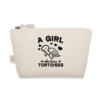 Une fille qui aime les tortues, - Trousse biologique - nature - Devant