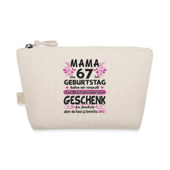 67. Geburtstag Sprüche lustig Frauen - Bio-Täschchen - Natur - Vorne
