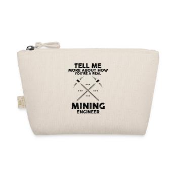 Gold Digger Gold Panning Gold Mining Designs - Organic Pouch - nature - Front