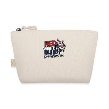 Rouge Blanc Bleu et Dalmatiens aussi - woof - Trousse biologique - nature - Devant
