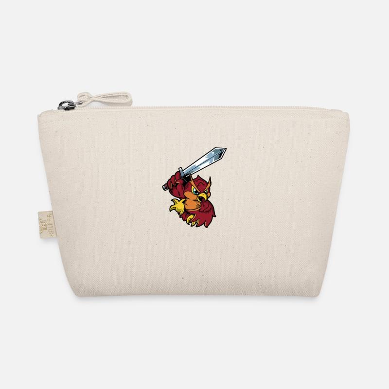 In Rüstung mit Langschwert - Eule Bio-Täschchen