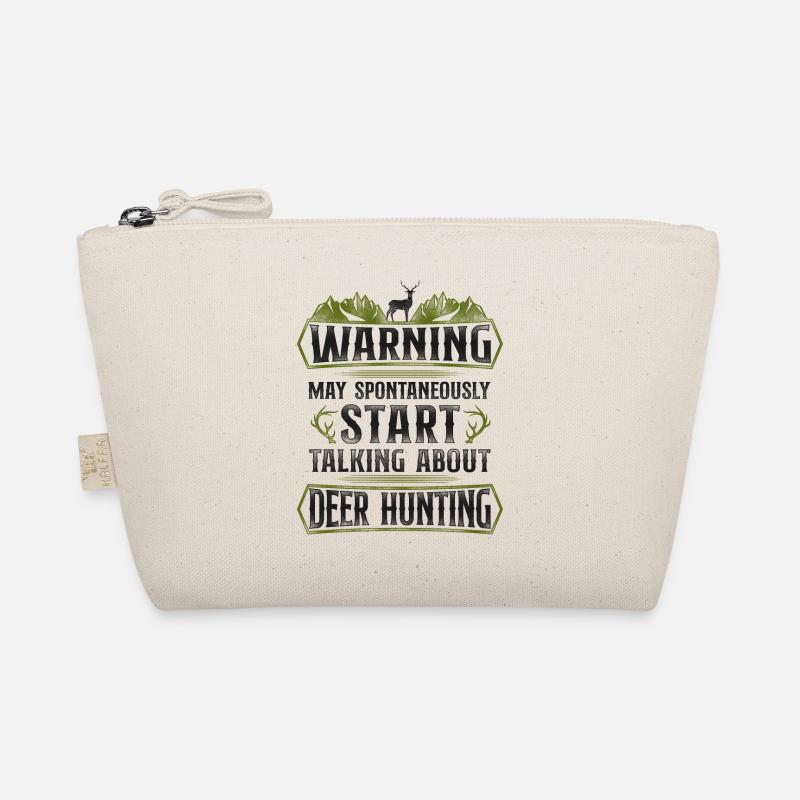Buck Deer Hunting Hunter Vintage Organic Pouch