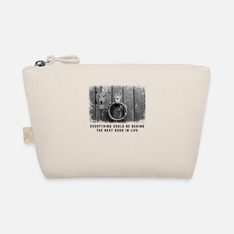 Everything behind the next door keyhole Organic Pouch