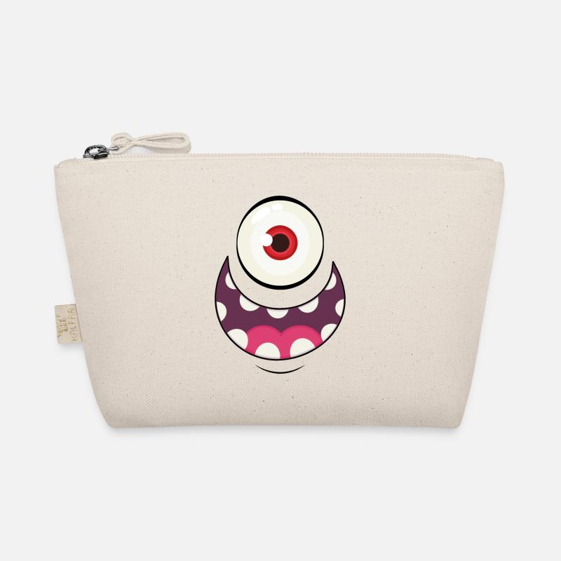 Monster Face 2 Organic Pouch