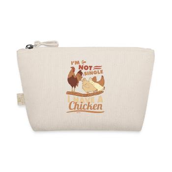 Huhn Bauernhof Geflügel Hahn Hühner Geschenk - Bio-Täschchen - Natur - Vorne