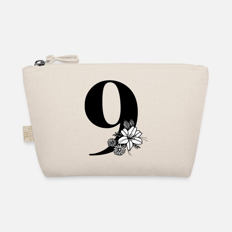 Zahl 9 Bio-Täschchen