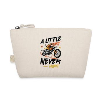 A bit of dirt doesn't hurt, motorcross. - Organic Pouch - nature - Front