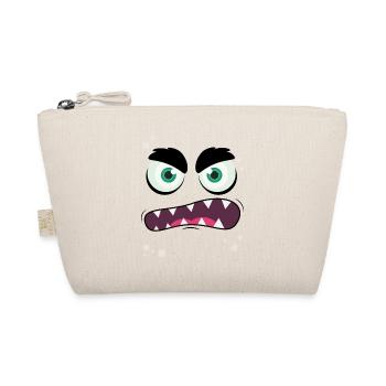 Monster Face 5 - Organic Pouch - nature - Front