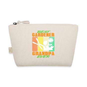 Retro Vintage Best Gardener Grandpa Ever Present - Bio-Täschchen - Natur - Vorne