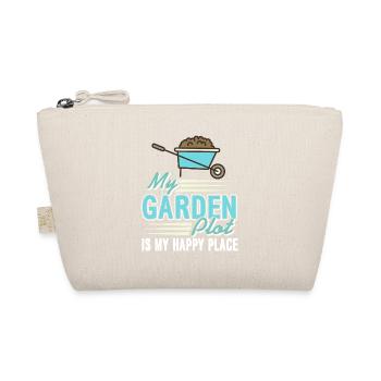 Ma parcelle de jardin est mon endroit heureux drôle jardinier - Trousse biologique - nature - Devant