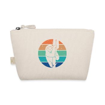 Cute Retro Vintage Sloth - Organic Pouch - nature - Front
