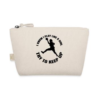 Joueuse de handball Femmes Handballeuse Joueuse de handball - Trousse biologique - nature - Devant