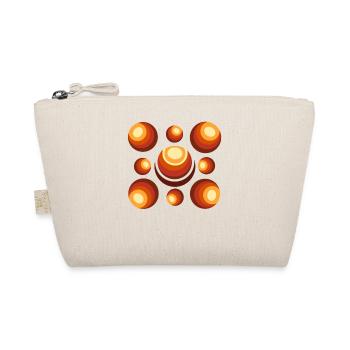 Retro Ball Pattern Mid-Century - Organic Pouch - nature - Front