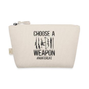 Buck Deer Hunting Hunter Vintage - Organic Pouch - nature - Front