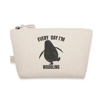 Pinguin Waddling - Bio-Täschchen - Natur - Vorne