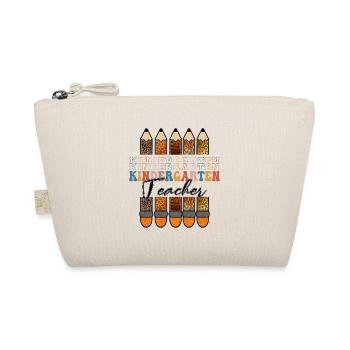 Kindergarten Teacher Leopard Pencil Back To School - Trousse biologique - nature - Devant