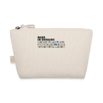 Made in Ukraine Ukrainian flag - Organic Pouch - nature - Front