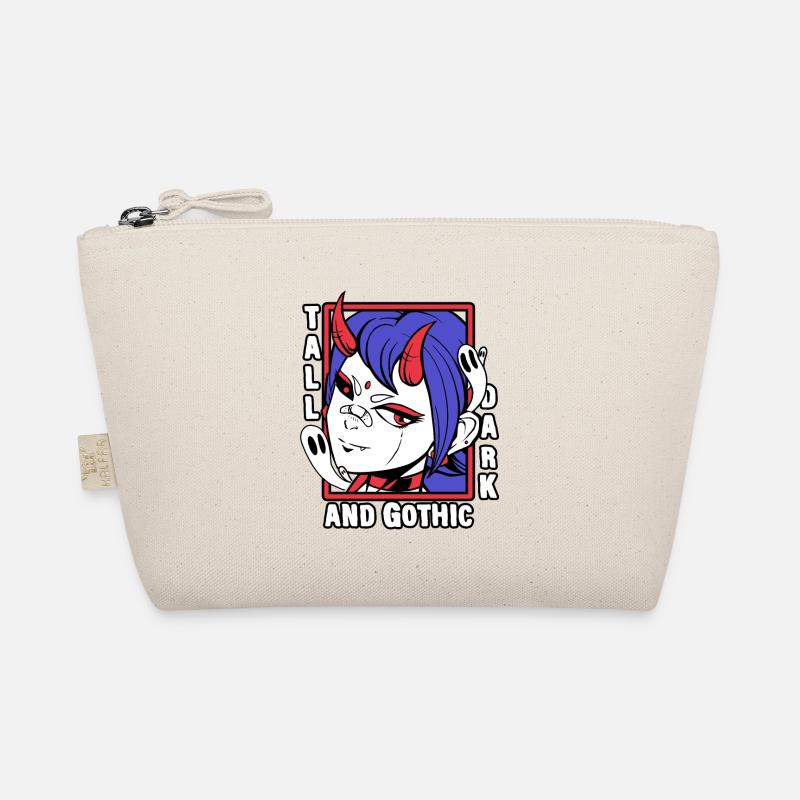 Anime Ghost Dark Flame Spooky Devil Girl Design Trousse biologique