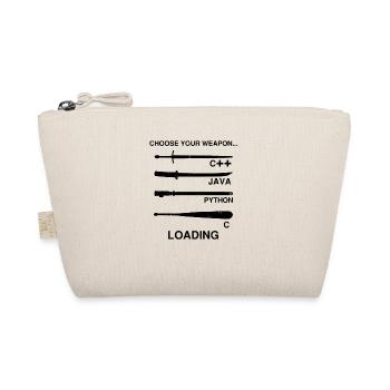 Cyber Security Design for IT Security and Hackers - Organic Pouch - nature - Front