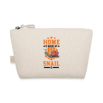 La maison est l’endroit où mon escargot est Schnecke - Trousse biologique - nature - Devant