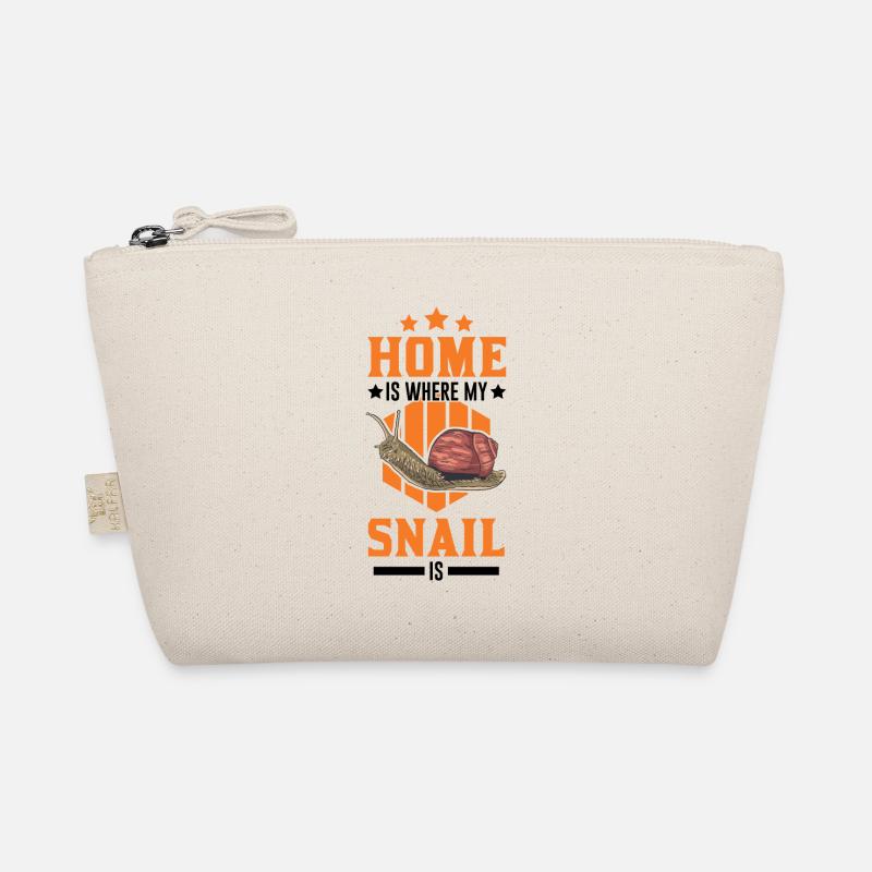 Home is where my Snail is Schnecke Bio-Täschchen