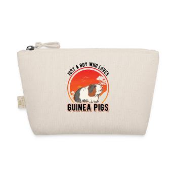 Meerschweinchen Junge Guinea Pig - Bio-Täschchen - Natur - Vorne