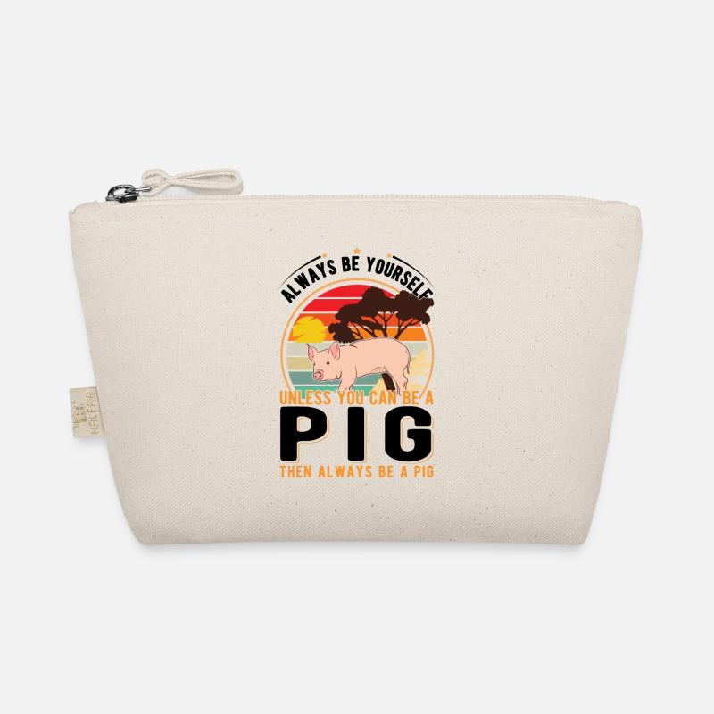 Schweine Geschenk Schweinebauer Bio-Täschchen